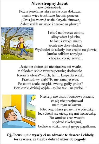 historyjki obrazkowe - Wiersz na jesienne słoty.gif