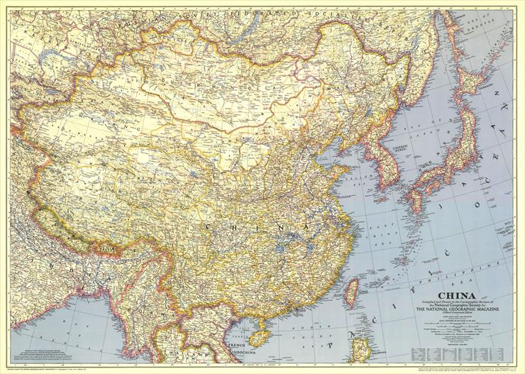 Mapy National Geographic. 539 map. Wysoka jakość - China 1945.jpg
