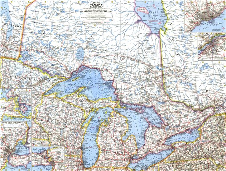 Mapy National Geographic. 539 map. Wysoka jakość - Canada - Central 1963.jpg