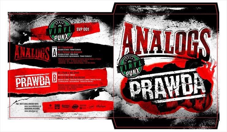 2017The Analogs  Prawda - Split 7 - The Analogs  Prawda booklet.jpg