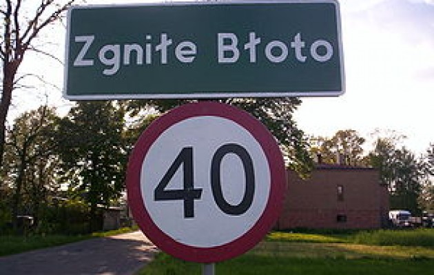 dziwne nazwy miejscowości - Zgniłe Błoto.jpg