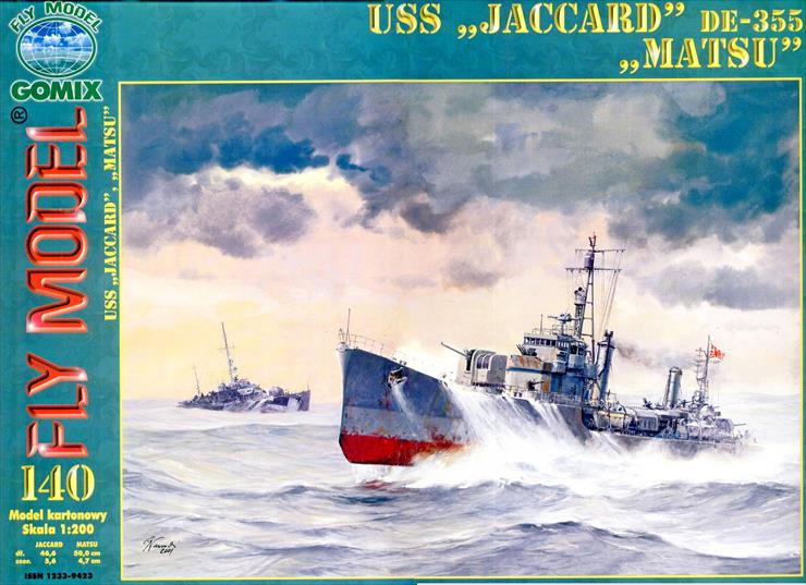 Fly Model 140 - USS Jaccard DE-355 MATSU - 00 Cover.jpg
