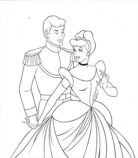 Kopciuszek - Księżniczki Disneya Kopciuszek - kolorowanka 31.GIF