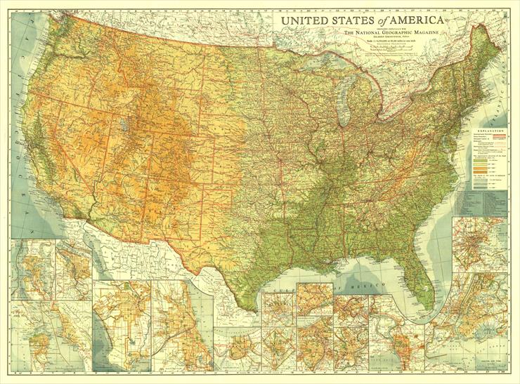 Ameryka - USA - The United States 1923.jpg